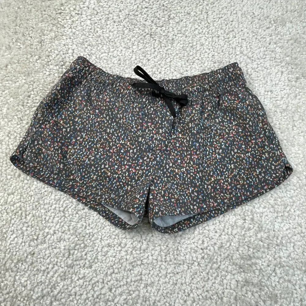 Prana Mariya Shorts Black Speckled Womens Small